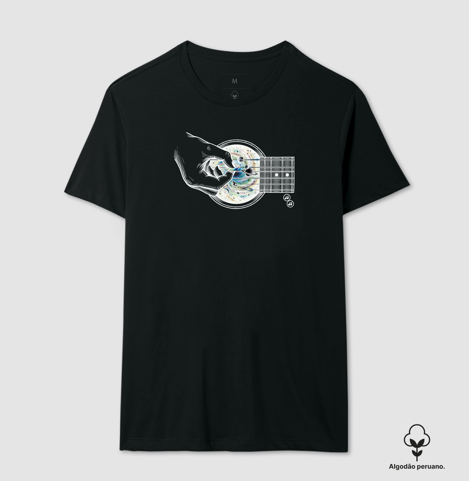 Violão Com Planetas Colorida - Imagem 2