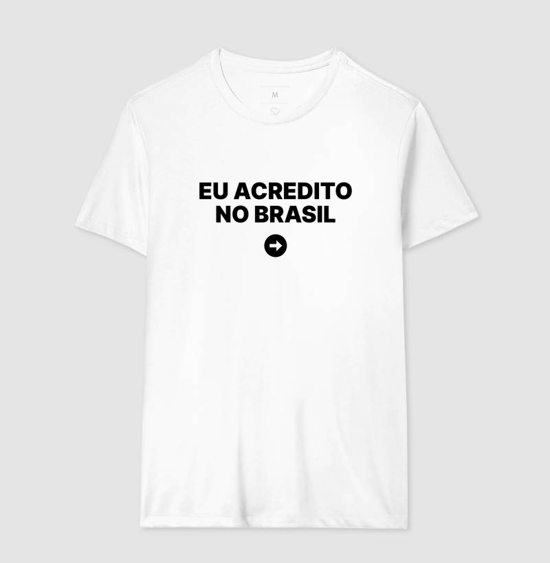 Camiseta Eu acredito no Brasil - Imagem 4