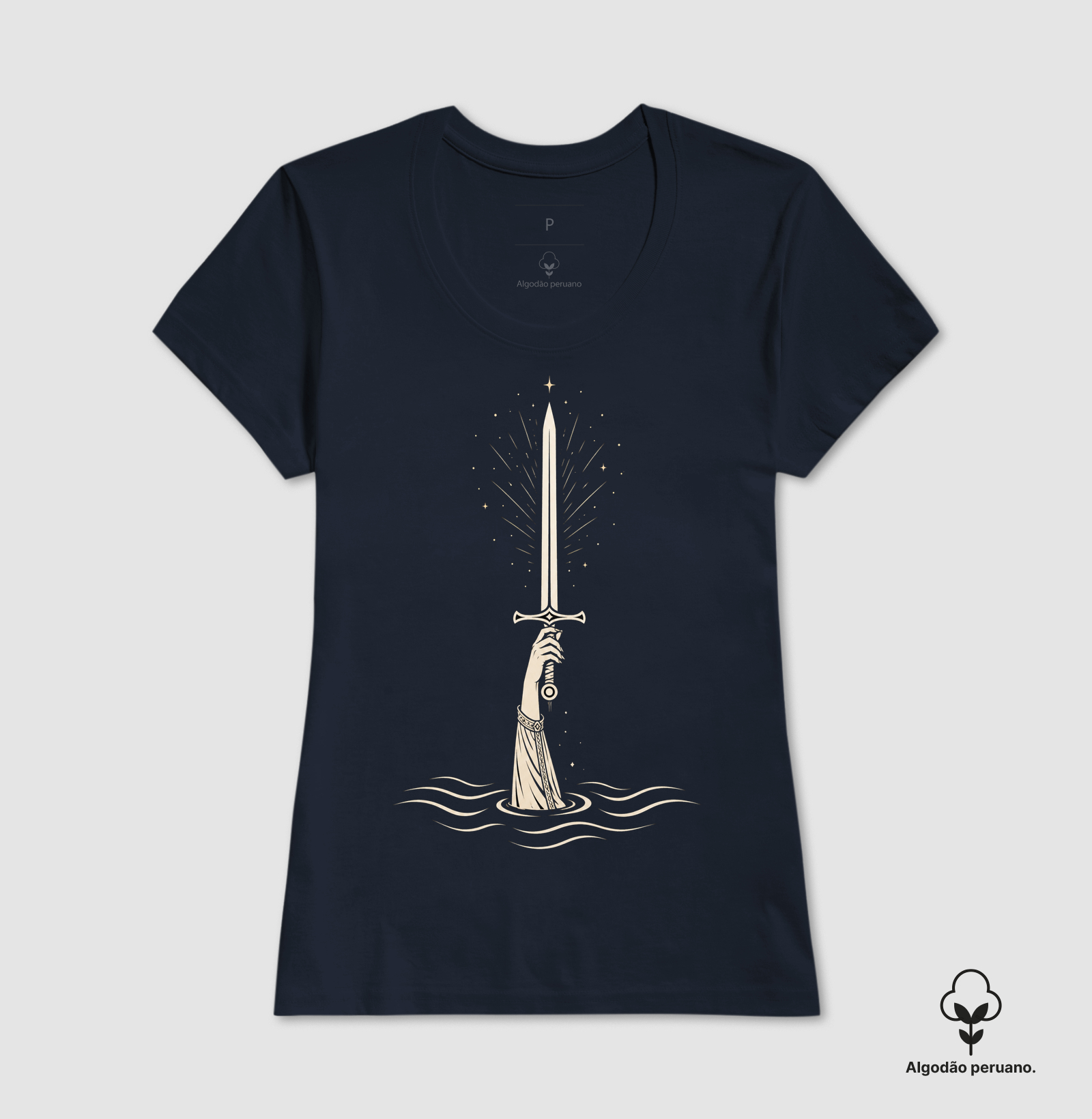 Camiseta Excalibur - Dama do Lago - Imagem 6