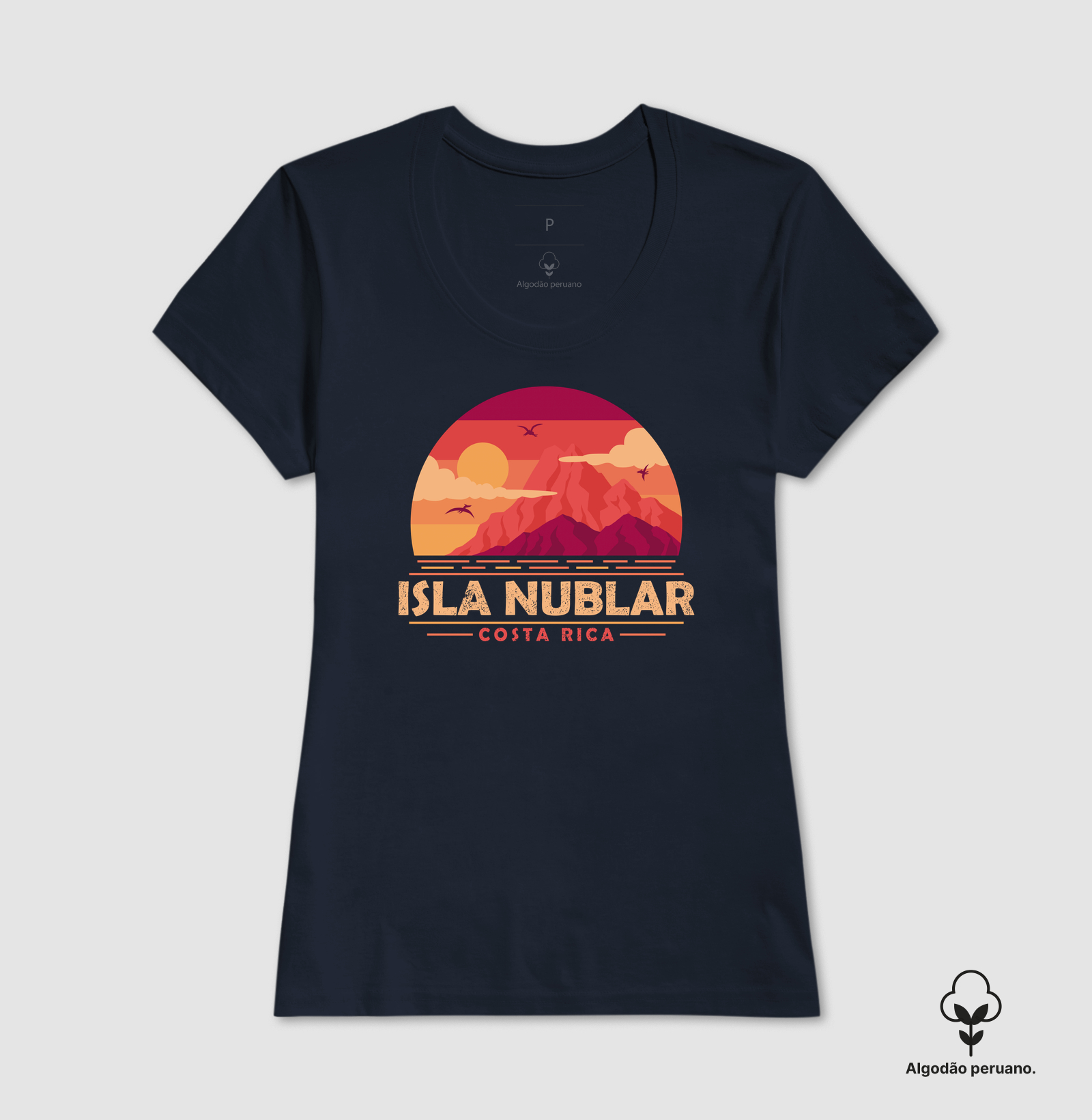 Camiseta Algodão Peruano Ilha Nublar - Imagem 3