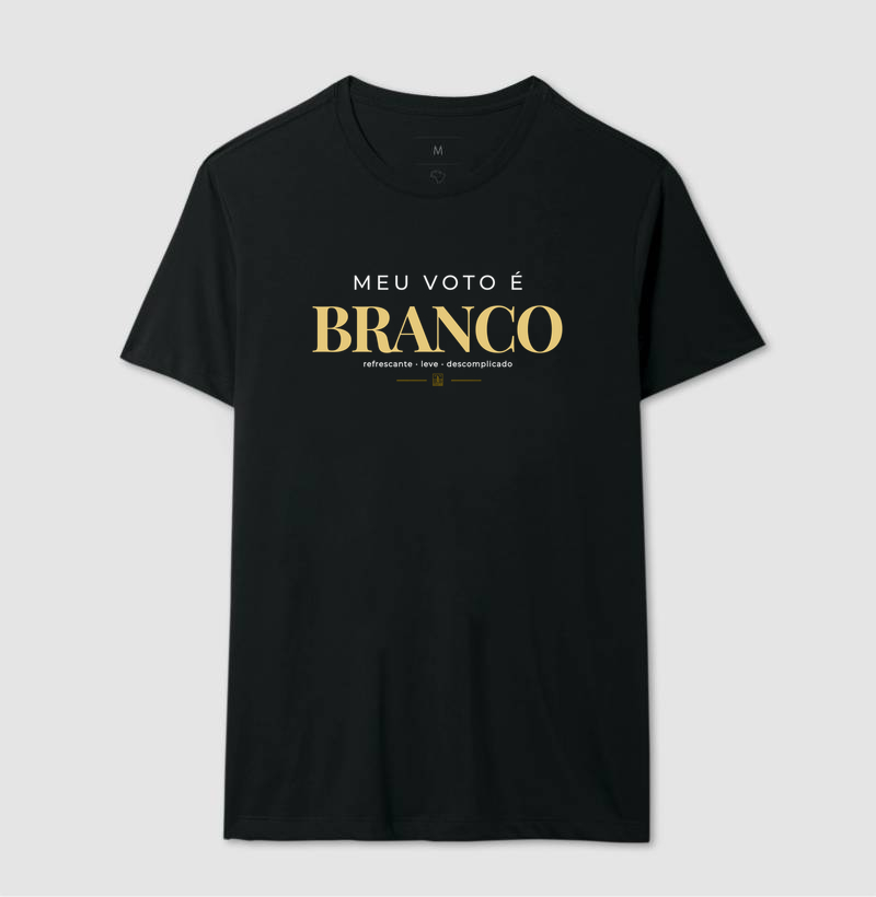 Meu Voto é Branco – Camiseta para Amantes de Vinho Branco - Imagem 2