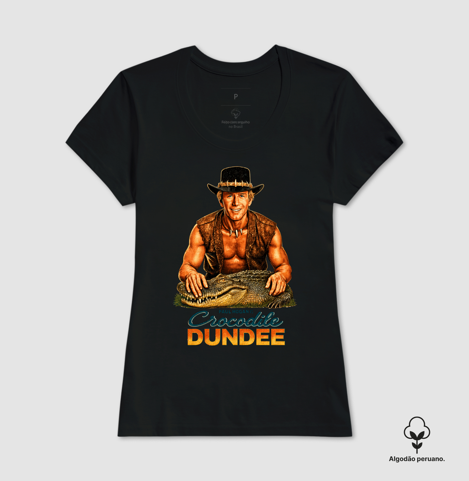 Camiseta Crocodilo Dundee Paul Hogan - Imagem 3