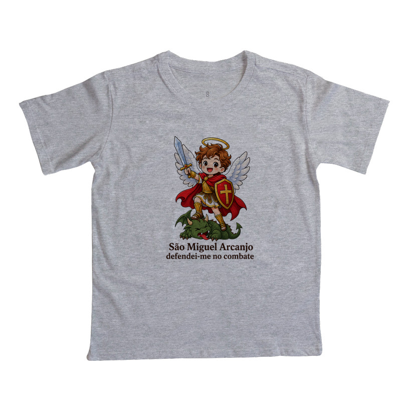 Camiseta Infantil São Miguel Arcanjo - Imagem 6
