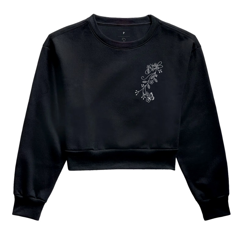 Camiseta Borboleta em Flor - Imagem 2