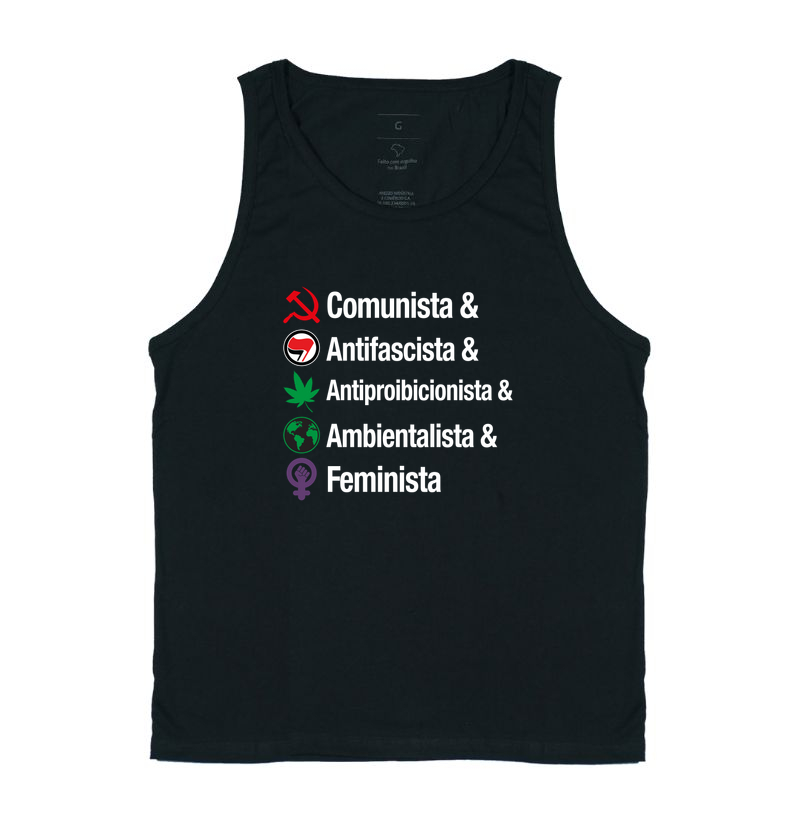 Comunista & Antifascista & Antiproibicionista &Ambientalista & Feminista - Imagem 2