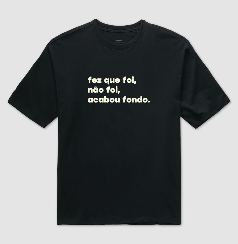 Fez que foi, não foi, acabou fondo. - Imagem 2