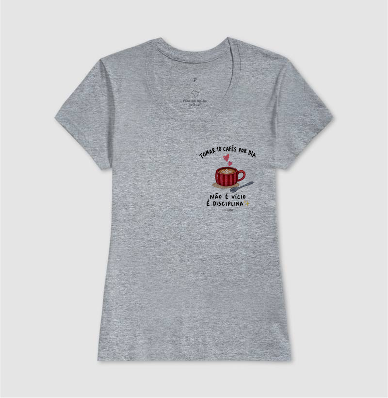 Camiseta 10 Cafés por Dia (estampa P) - Imagem 9