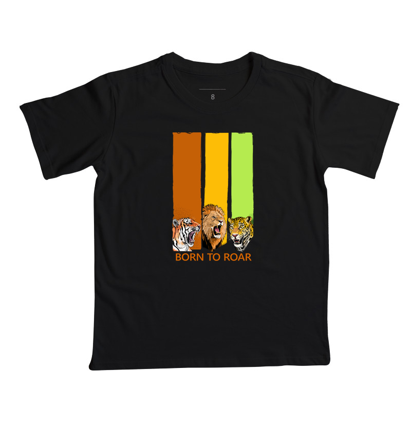 Camiseta Infantil Born to Roar (Nascido para Rugir) - Imagem 2