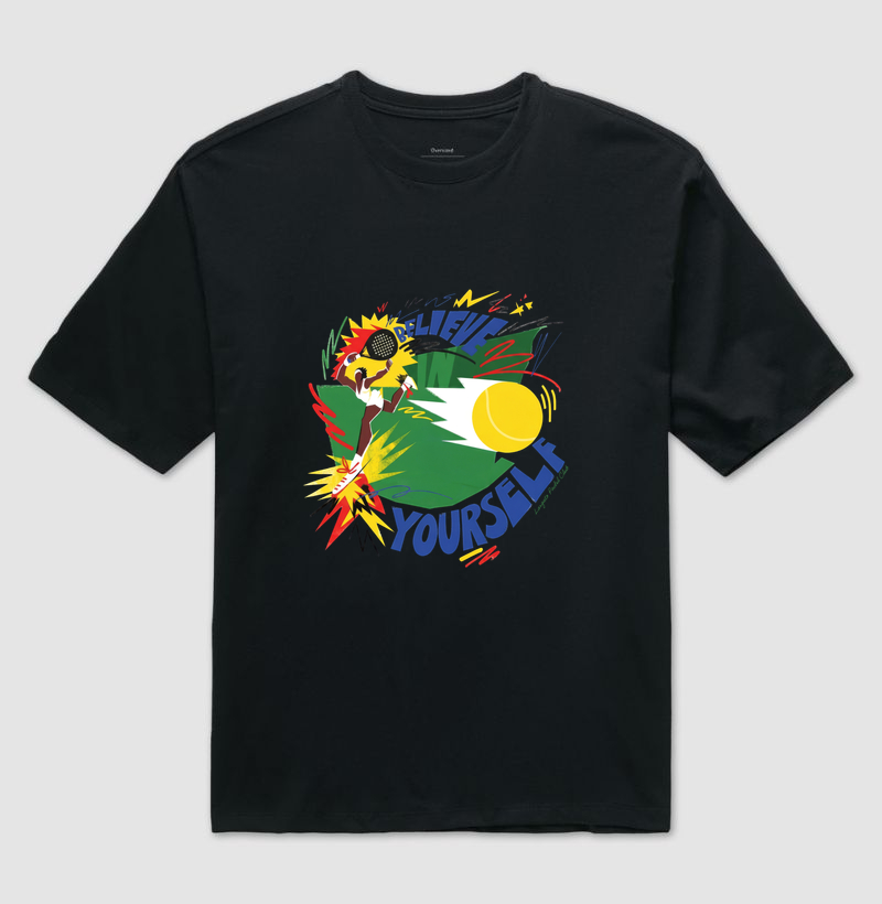 Camiseta Padel Believe In Yourself Retrô - Imagem 2