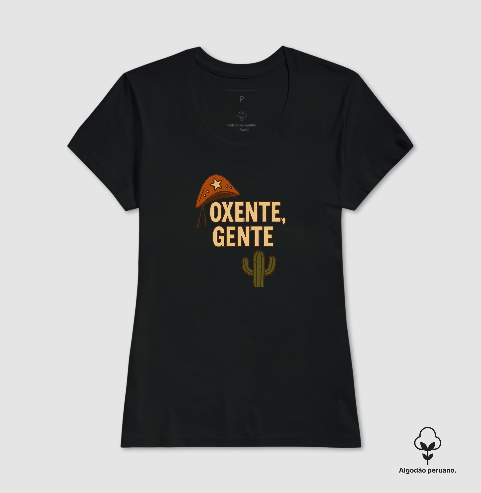 Camiseta Oxente, Gente! Coleção Baianês. Masculina e Feminina. Algodão Premium. - Imagem 7