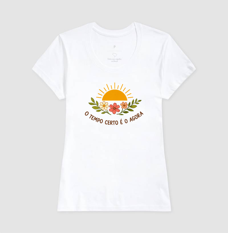 Camiseta O Tempo certo é o agora - Alma Vestida - Imagem 5