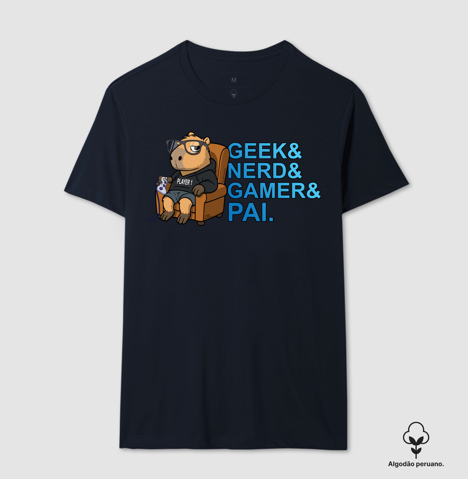 Camiseta Capivara Pai Gamer - Imagem 7