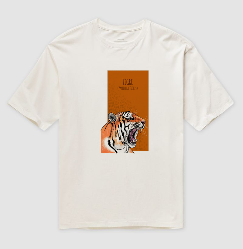 Camiseta Oversized Tigre - Imagem 4