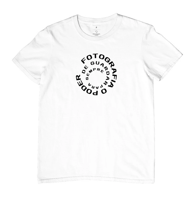 Camiseta fotografia o poder de guardar para sempre - Imagem 4
