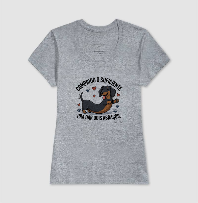 CAMISETA DACHSHUND ABRAÇOS - Imagem 9