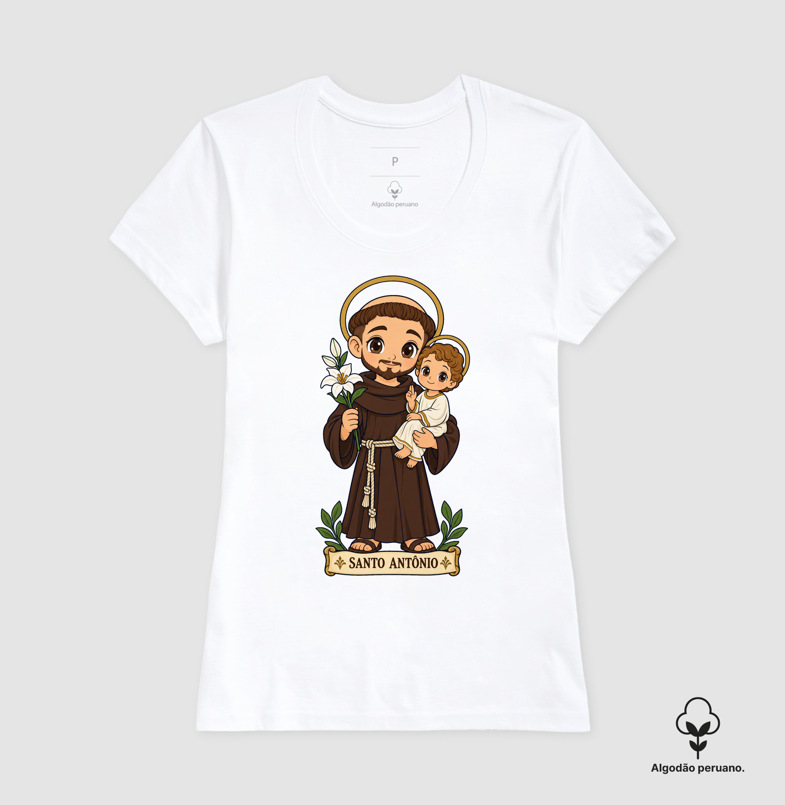 Santo Antonio estilo chibi - Imagem 8