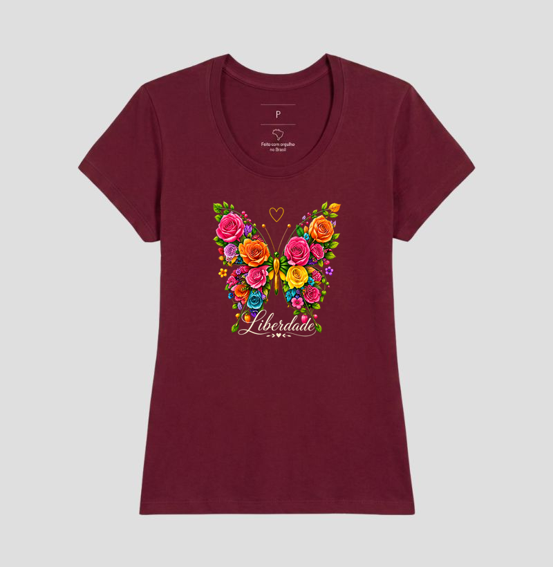 Camiseta Borboleta Liberdade - Imagem 19