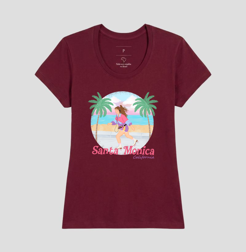 Camiseta Algodão Premium - Santa Mônica Califórnia - Imagem 19