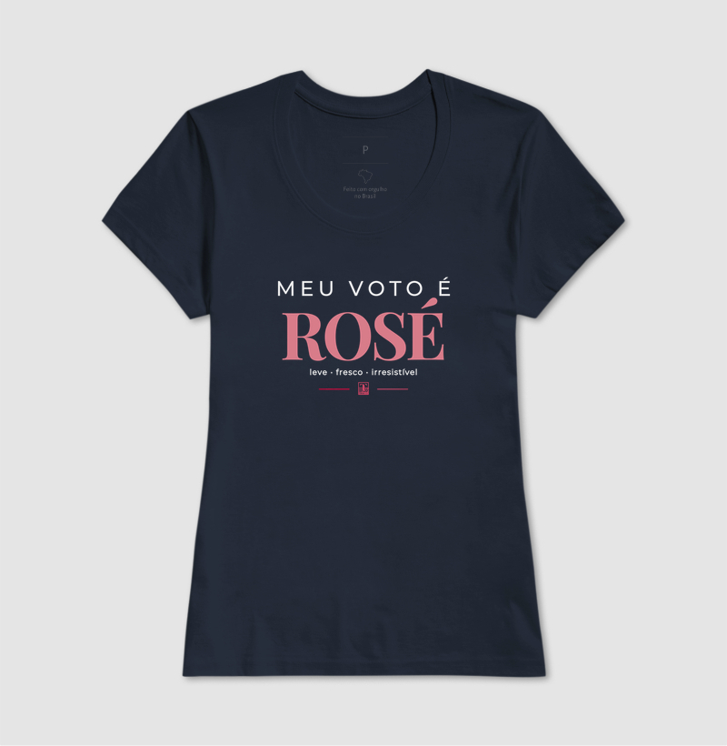 Meu Voto é Rosé – Camiseta para Amantes de Vinho Rosé - Imagem 7