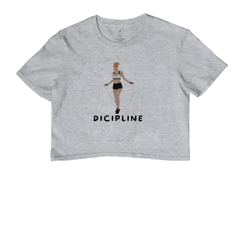 Cropped DISCIPLINE - TRENO | Cropped Fitness Feminino para Academia e Lifestyle - Imagem 6