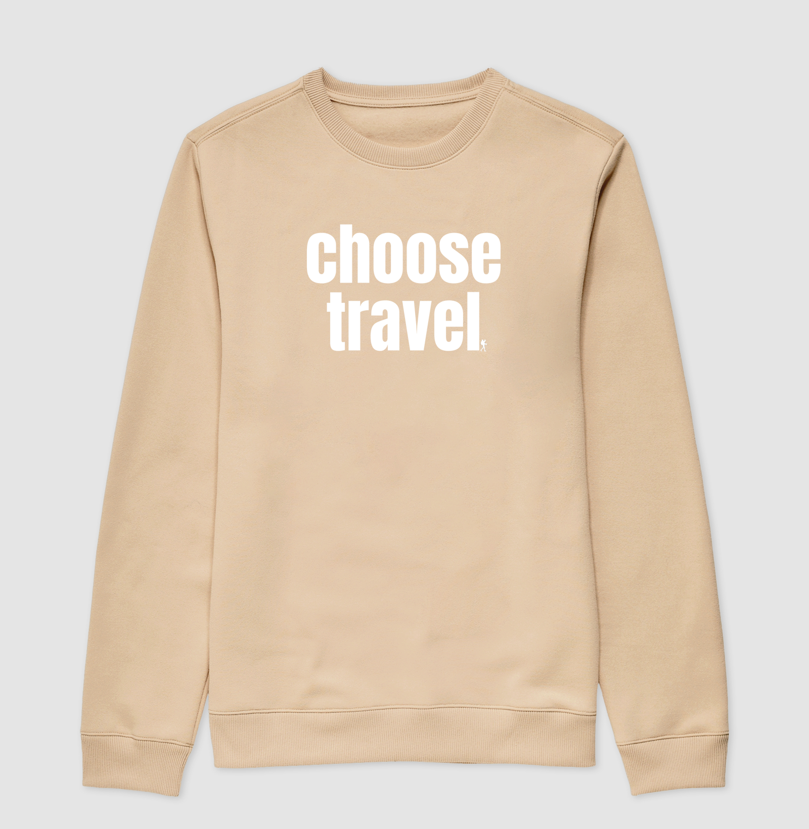 Camiseta Choose Travel | Frase Viagem Bold Minimalista | Colecao Viciados em Viagem - Imagem 3