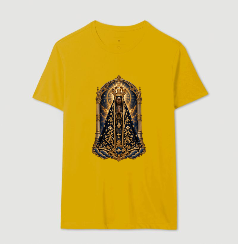 Nossa Senhora Aparecida — Portal Arqueado Celestial e Luz Dourada - Imagem 14