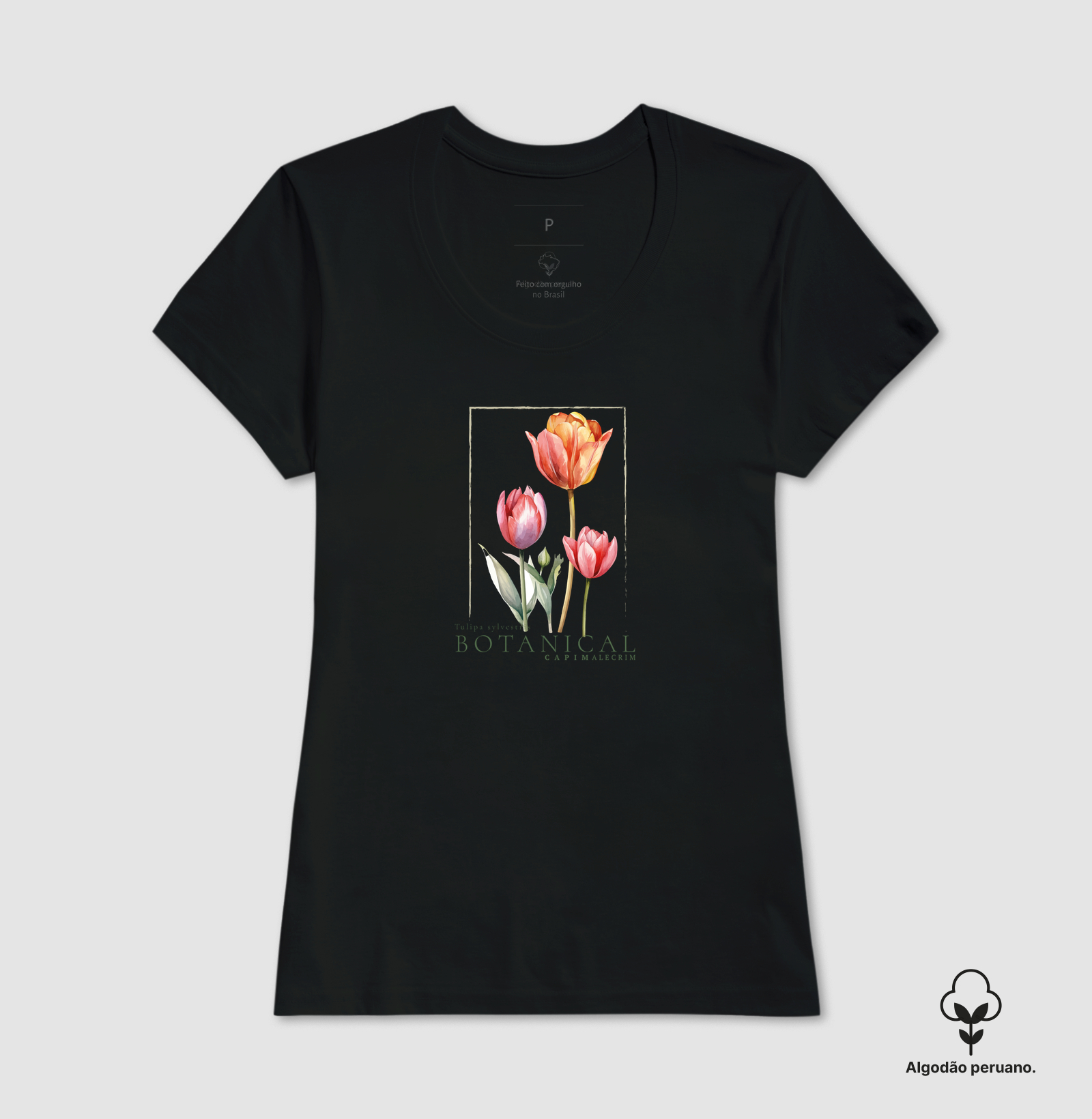 T-shirt Botanical Tulipas - Imagem 6