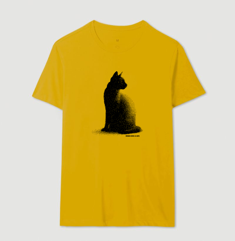 Gato pontilhismo olhando para trás - Imagem 7