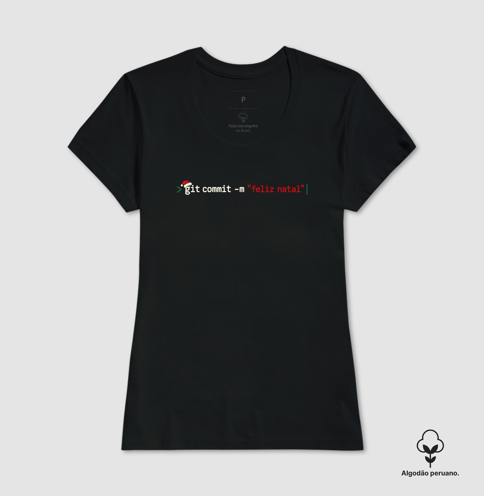 git commit -m "feliz natal" — Christmas Dev - Imagem 3