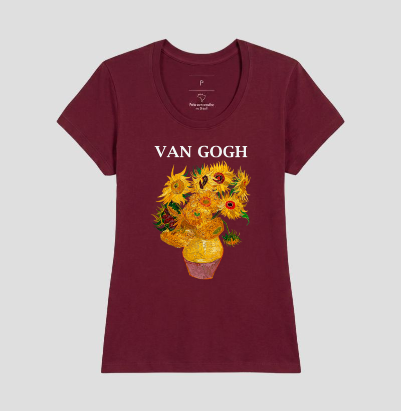 Camiseta Girassóis Van Gogh - Imagem 9