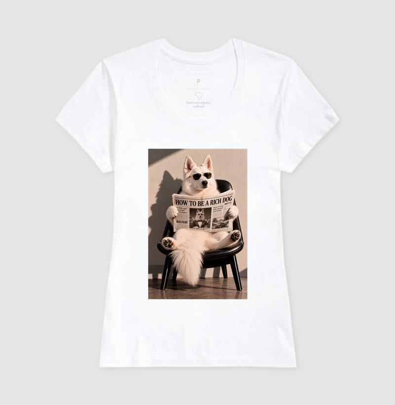 💸 How to Be a Rich Dog – Versão Pastor Canadense Branco 🐾👑 - Imagem 5