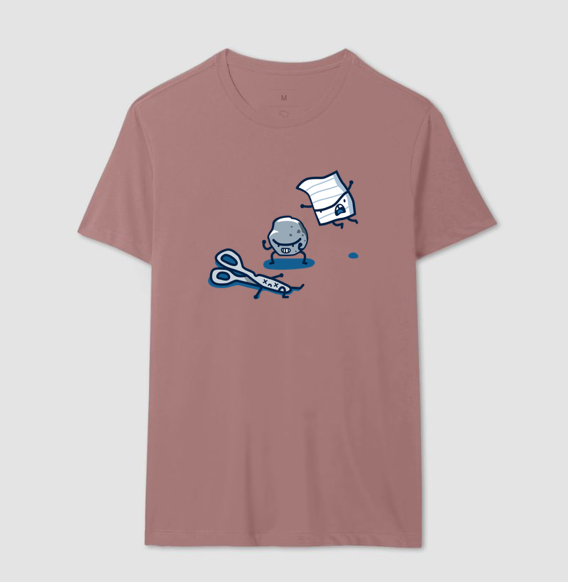 Camiseta Pedra-Papel-Tesoura - Imagem 8