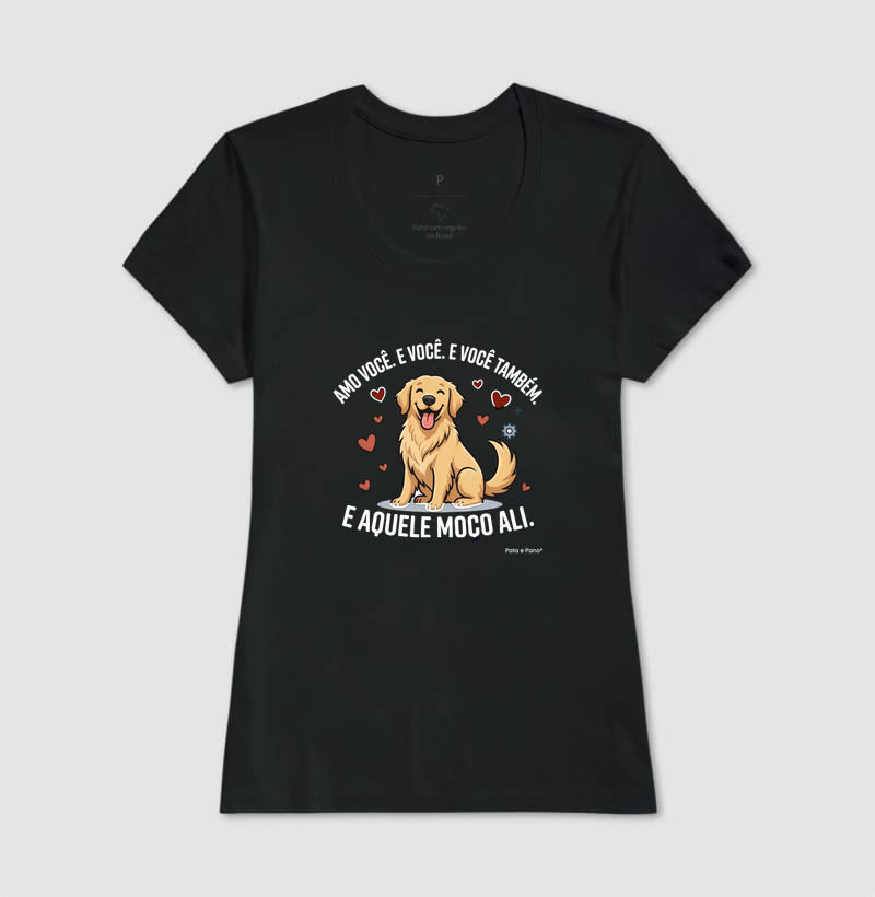 CAMISETA GOLDEN RETRIEVER AMO - Imagem 3