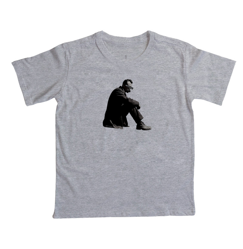 Camiseta Filosofia "Nietzsche Stillness" - Imagem 4