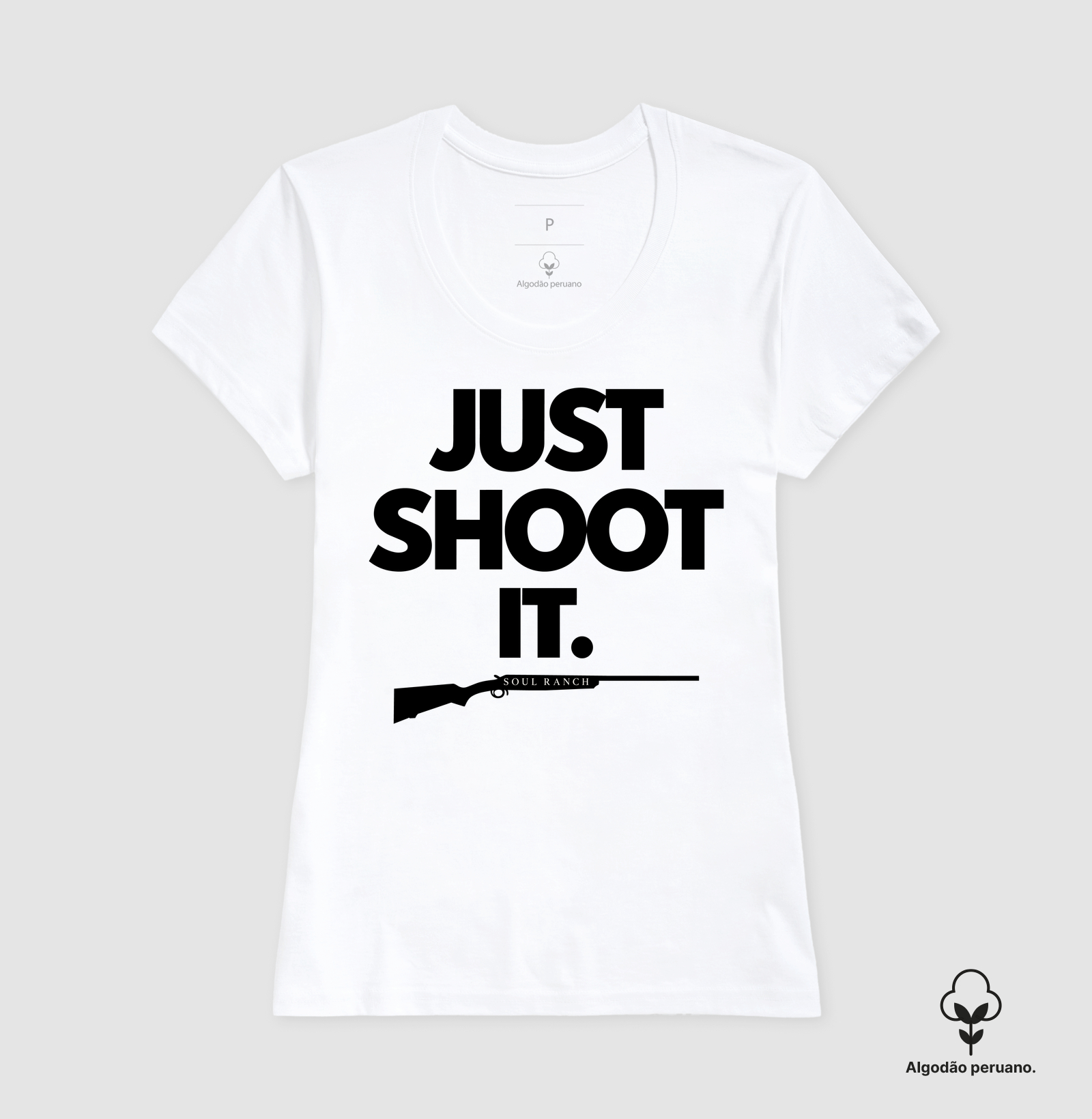 Camiseta Just Shoot It. - Imagem 4