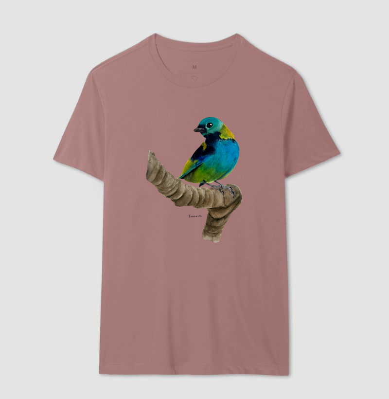 Camiseta Saíra-Sete-Cores – Aves do Brasil - Imagem 14