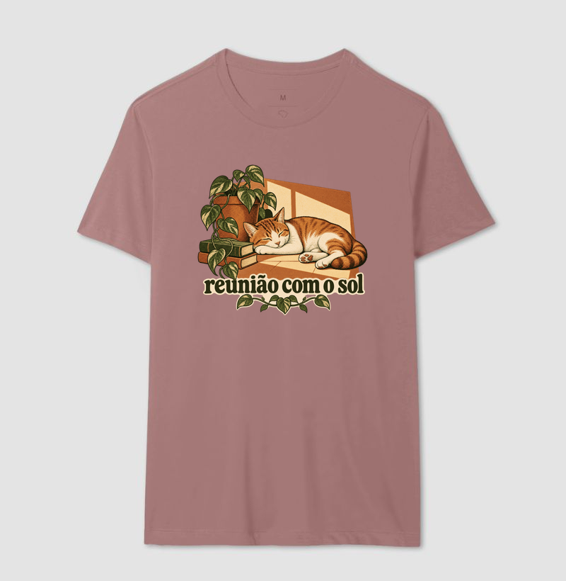 Camiseta Gato Sol "reunião com o sol" | Pelo & Pano - Imagem 16
