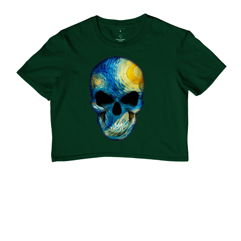 Caveira estrelada Cropped - Imagem 5