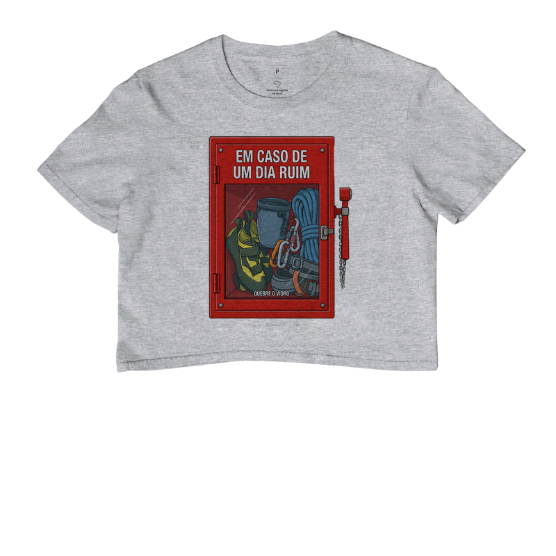 Camiseta Cropped Falésia & Magnésio | Em Caso de Dia Ruim - Imagem 6