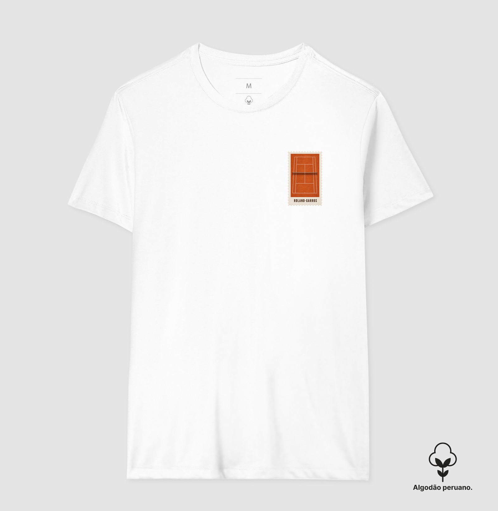 Camiseta Peruano Selo Roland Garros (masculina e feminina) - Imagem 9
