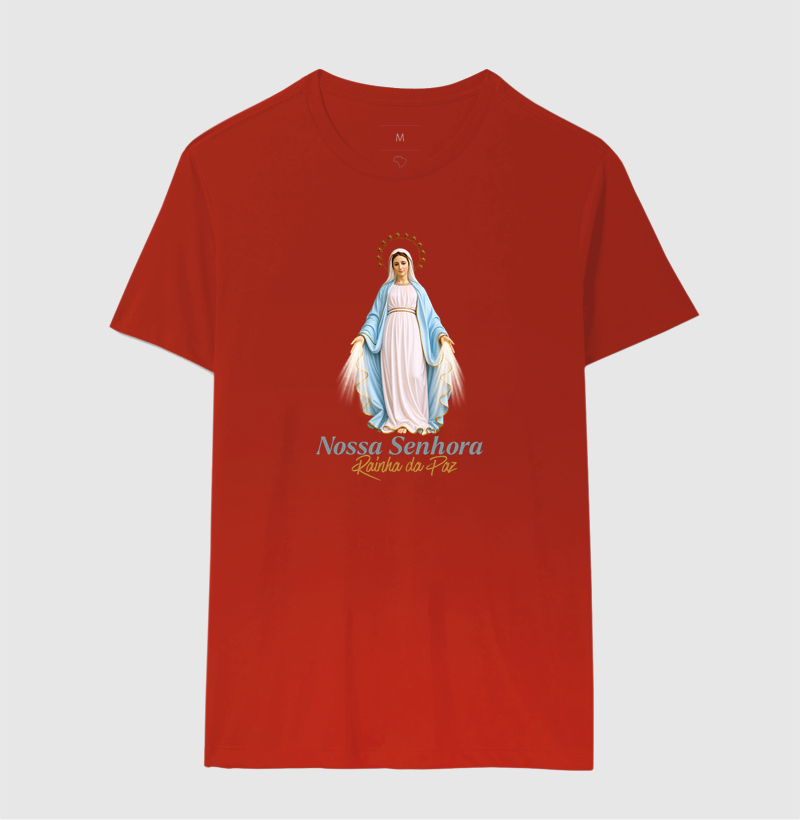 Camiseta Católica Nossa Senhora Rainha da Paz - Imagem 8