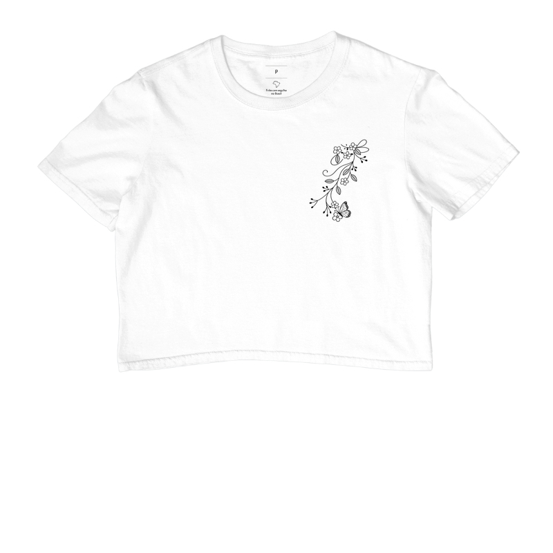 Camiseta Borboleta em Flor - Imagem 3