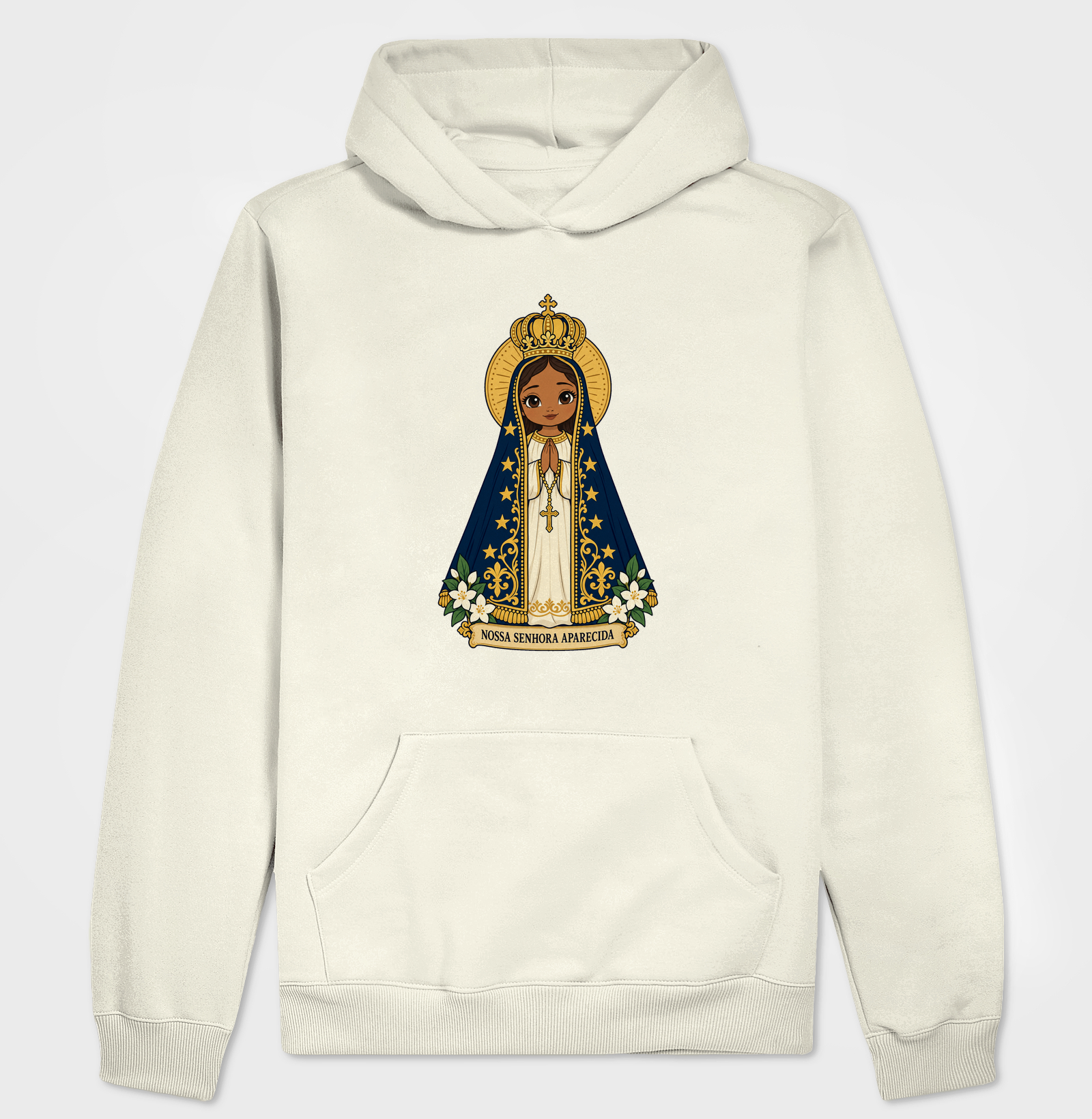 Nossa Senhora Aparecida estilo chibi - Imagem 3