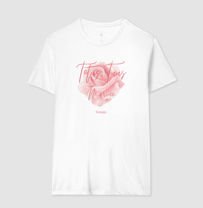 Camiseta Toda de Maria I Totus Tuus I camiseta católica feminina - Imagem 4