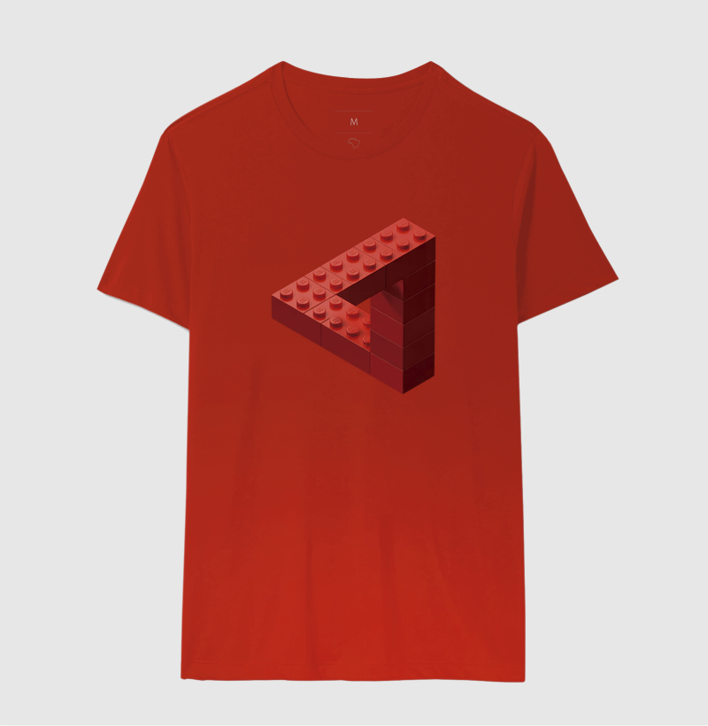 Camiseta Ilusão de Blocos - Imagem 10