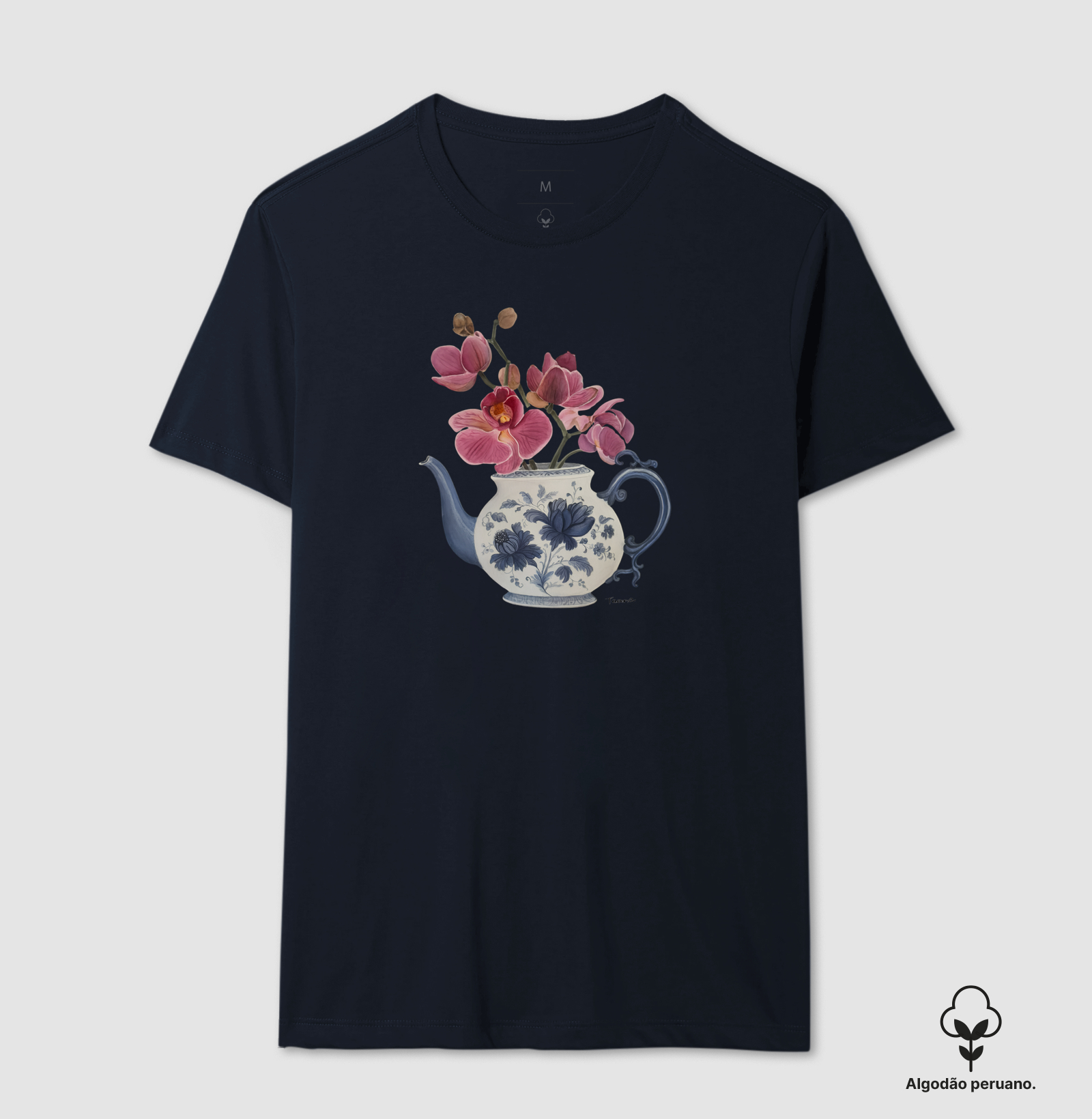 Camiseta Vaso Floral com Orquideas TAANA - Imagem 5
