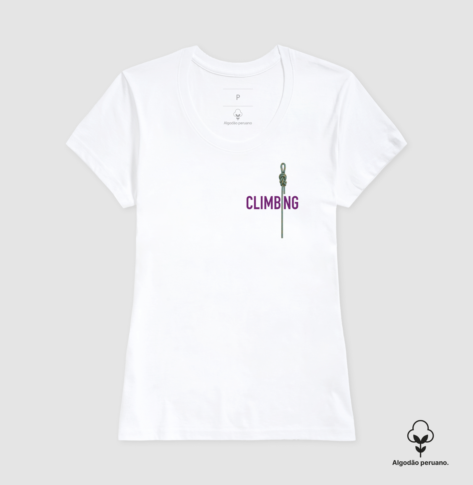 Camiseta Falésia & Magnésio | Nó & Corda - Imagem 3