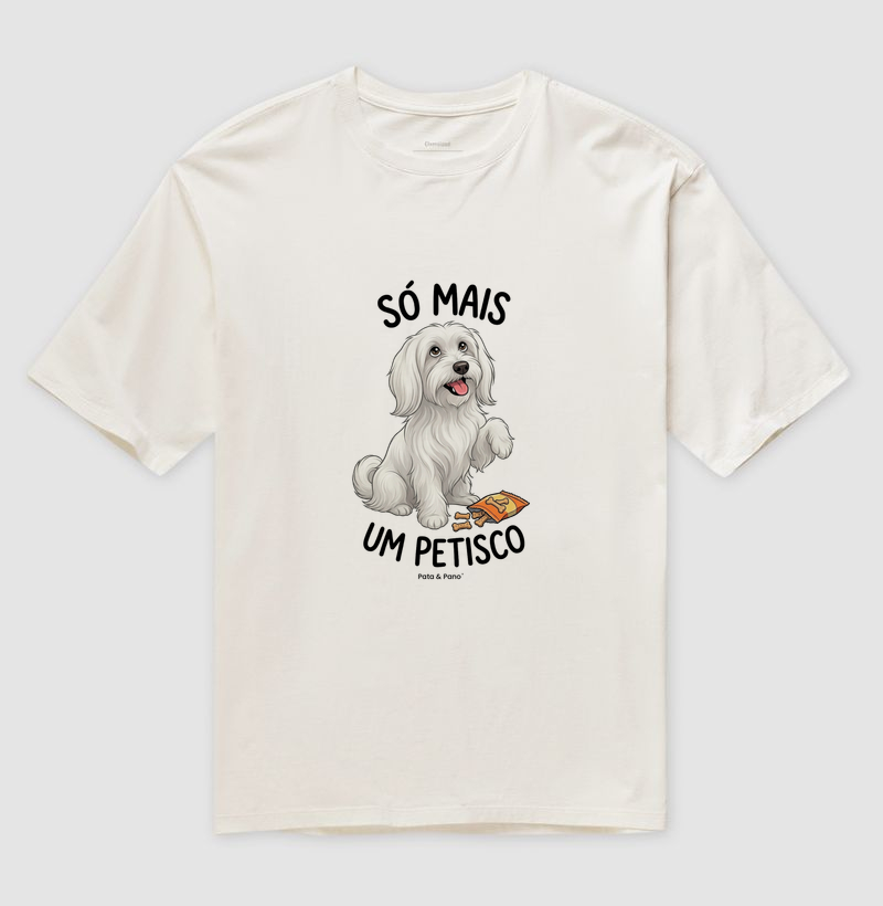 CAMISETA OVERSIZED MALTÊS PETISCO - Imagem 4