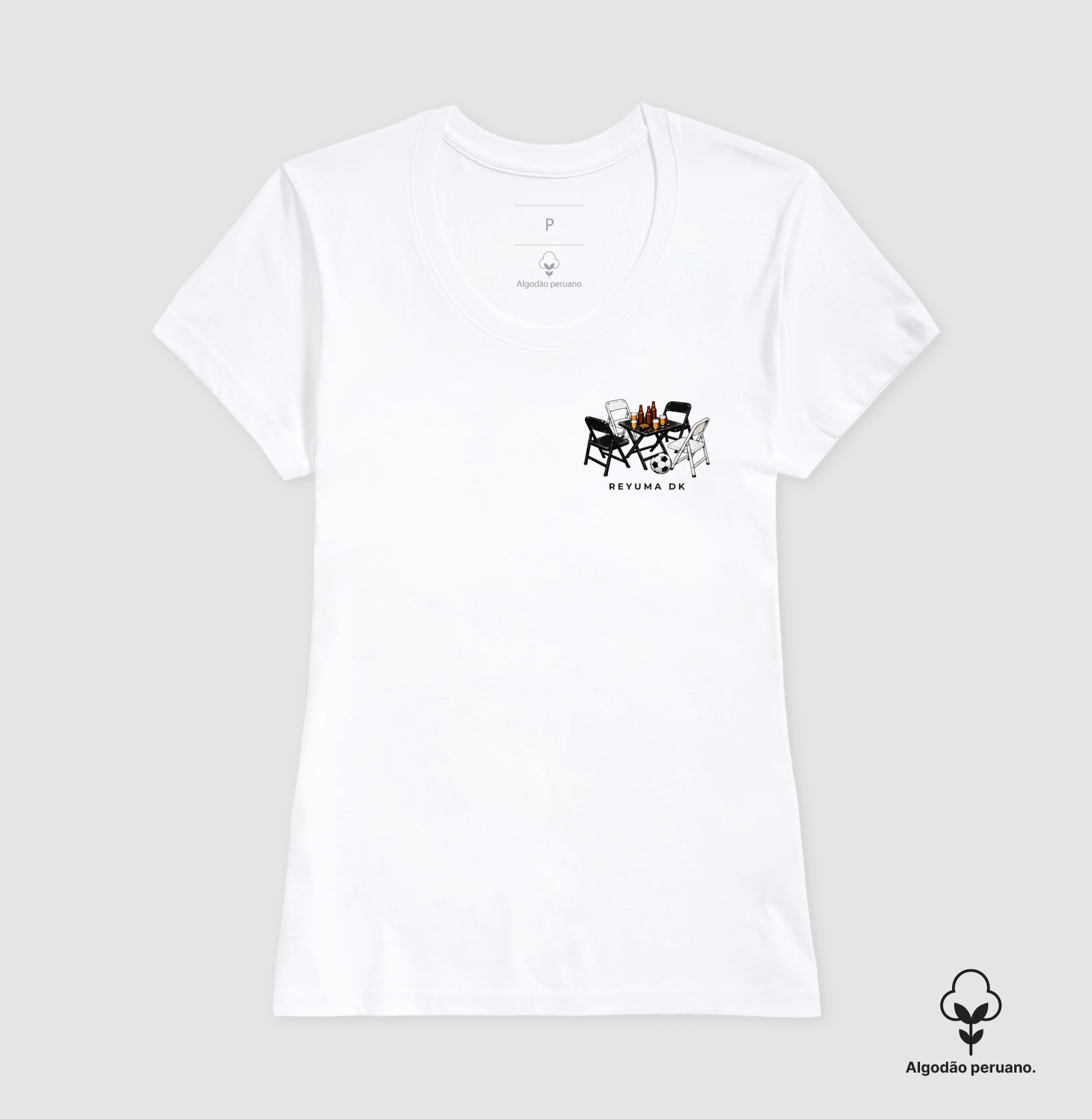 "Boteco e Resenha"- Futebol - Camiseta Algodão Peruano Masculina, Feminina e Babylook - Imagem 6