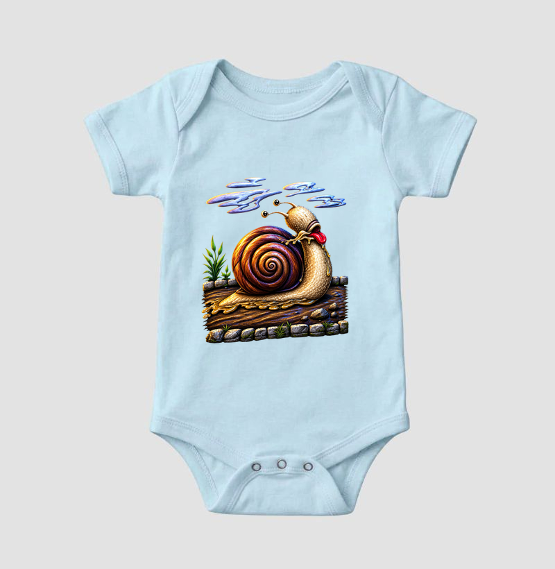 Body Infantil Caracol 3D - Imagem 7